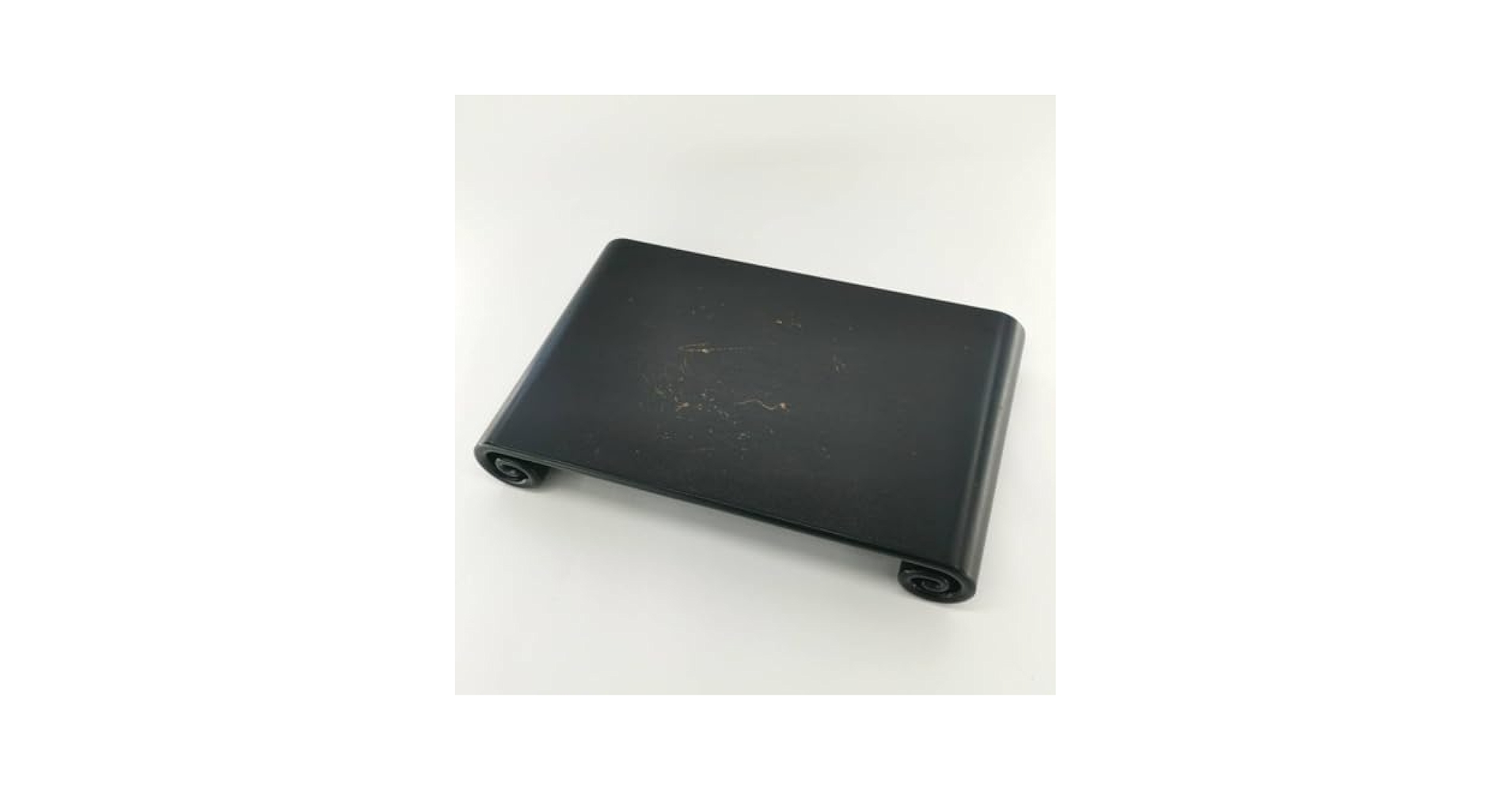 Amazon.co.jp: 木製ふじ印16号巻足花台黒塗花台飾台盆栽台香炉台